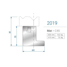 Адаптер Матриця Eurostamp 2019