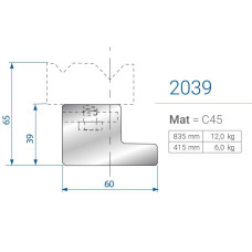 Адаптер Матриці Eurostamp 2039